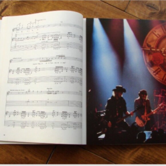 Guns N' Roses Use Your Illusion II Guitar Vocal Music Book Color Fold Out Poster - Picture 6 of 9